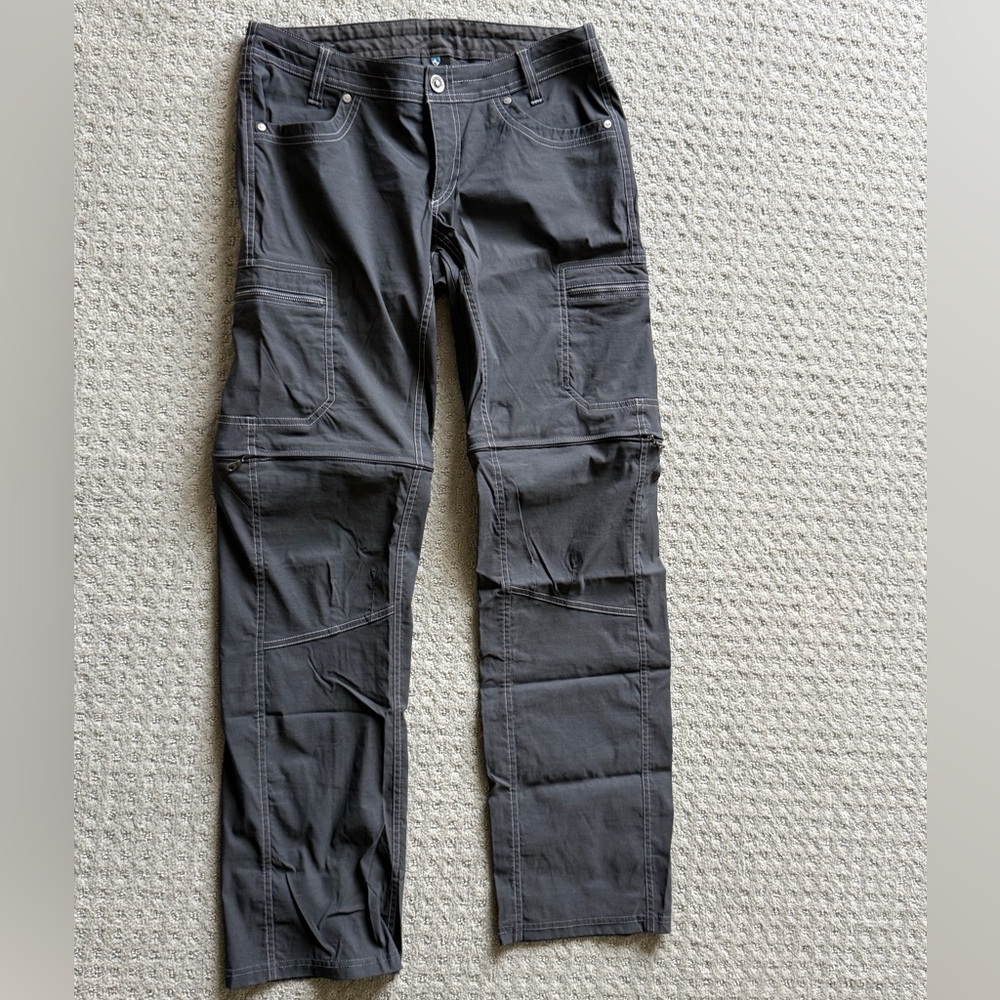 Kuhl women’s convertible Charcoal Cargo Pants